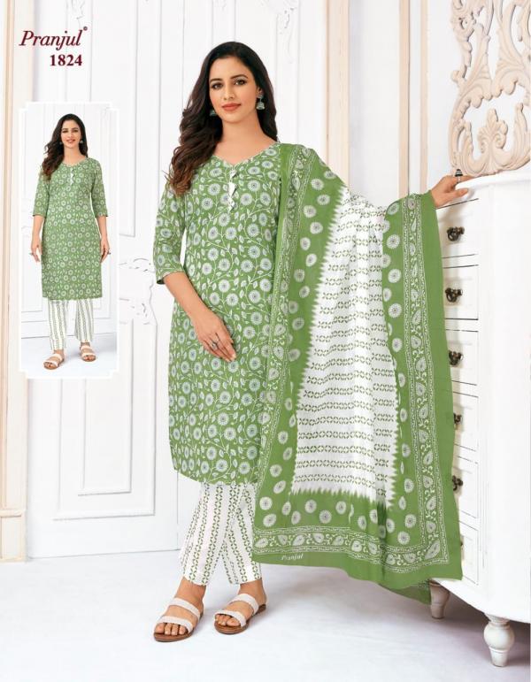 Pranjul Priyanka Vol-18 Cotton Designer Exclusive Dress Material